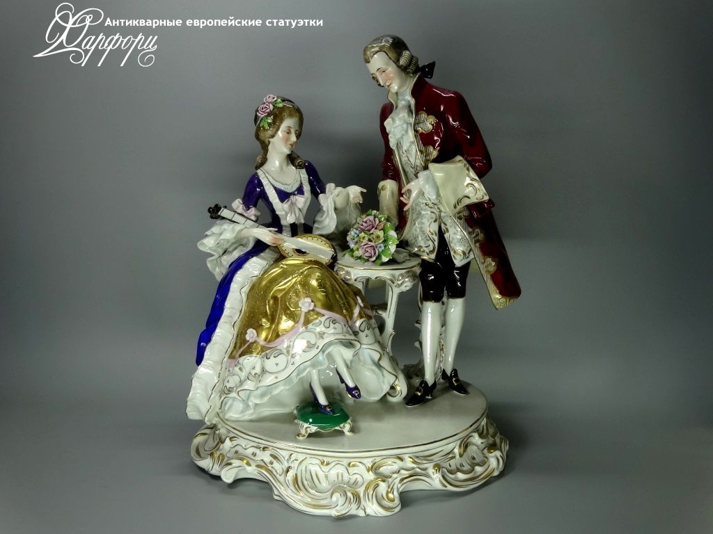 Фарфоровая статуэтка, Германия, Kister Alsbach